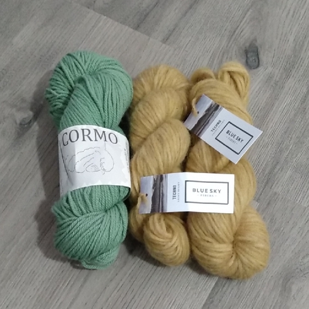 Blue Sky Fibers Yellow Yarn Bundle